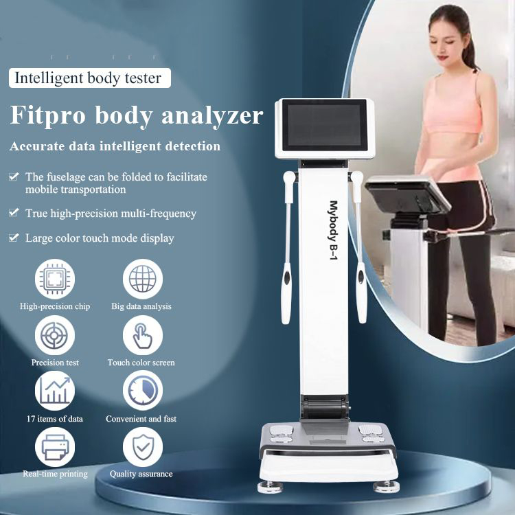 2024 Body Composition Analyzer Body Analyzer Machine Body Fat Analyzer Machine with Factory Price for Metabolic Age Body Age and Visceral Fat Test Whi
