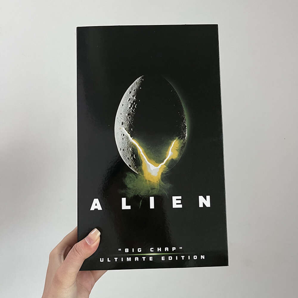 Mascot Costumes Neca Figure Big Chap Alien Action Figure Ultimate 40th Anniversary Egg Faceher Alien Figurine Model Toys 22cm Desk Decoration