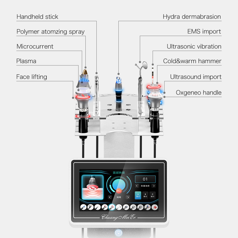 11in1 Diamond Microdermabrasion Spa use Hydra Spa Facial BIO RF Hydro dermabrasion machines