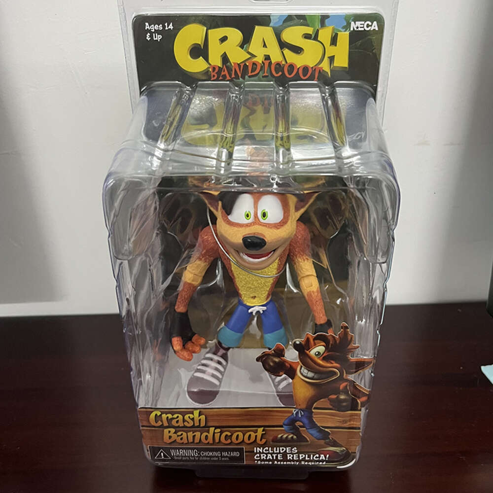 Mascot Costumes Neca Figure Game Crash Bandicoot Sane Trilogy Action Figure Model Toys Bookshelf Ornament Birthday Present for Friends