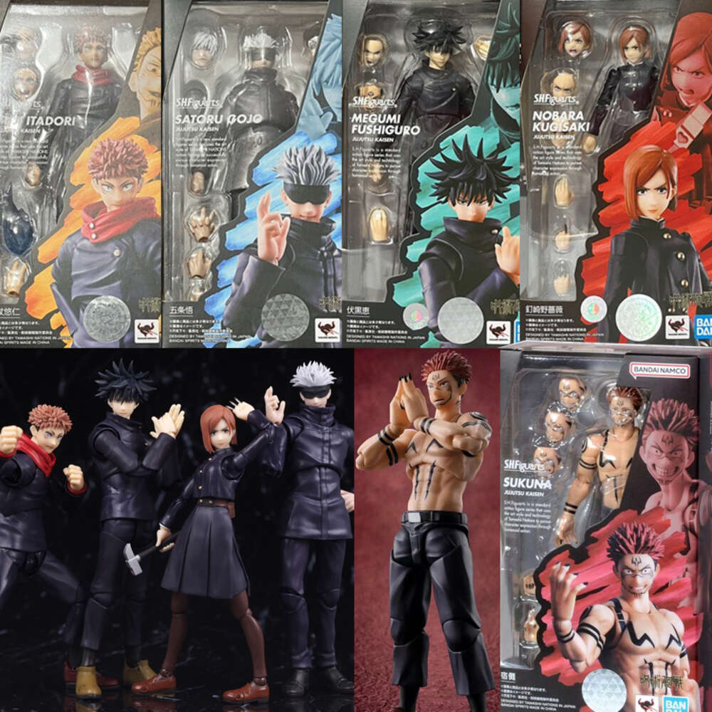 Mascot Costumes S.h.figuarts Jujutsu Kaisen Sukuna Action Figure 5t5 Itadori Yuji Kugisaki Nobara Gojo Satoru Fushiguro Megumi Model Toys Decor