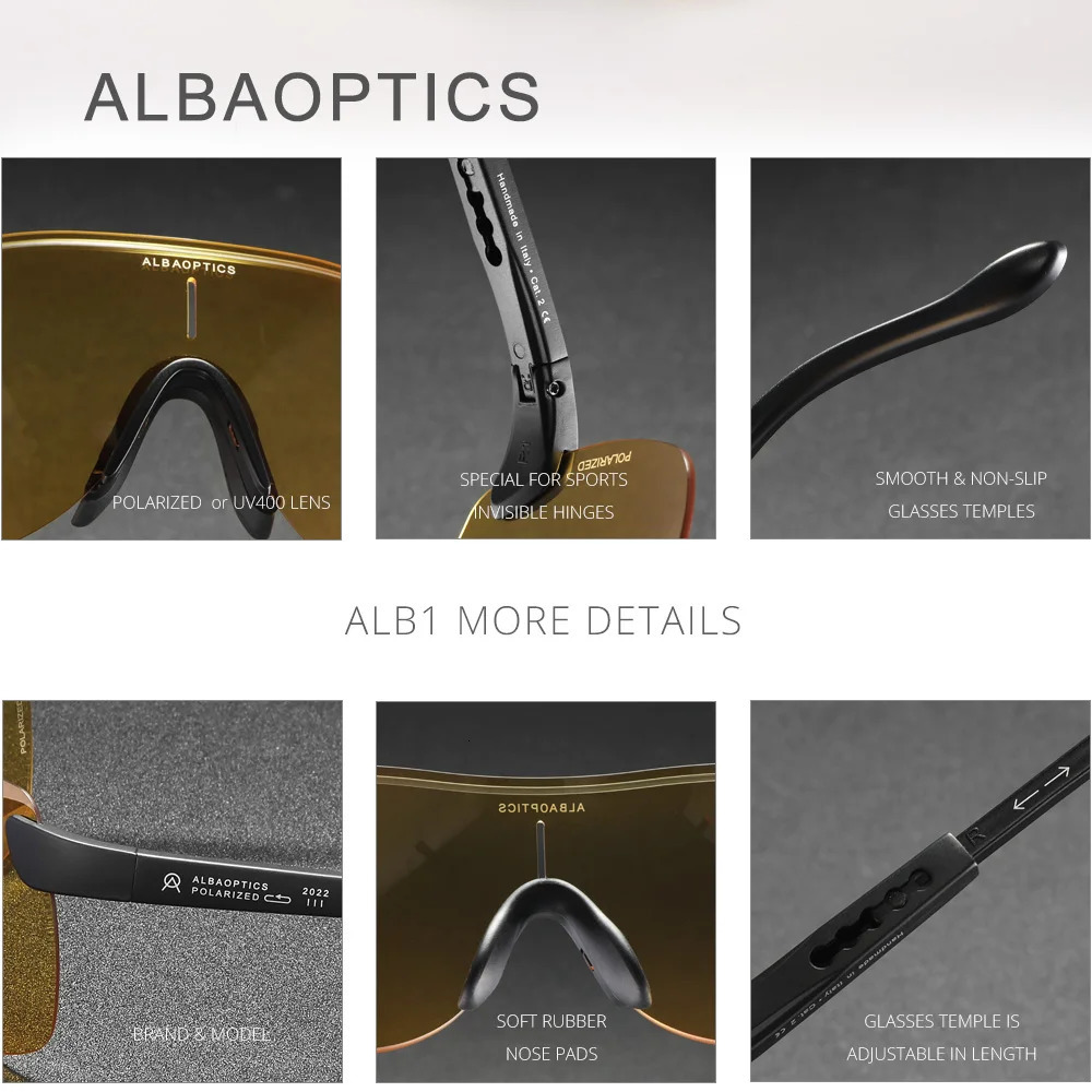 Outdoor Eyewear Alba Optics Stratos Cycling Pochromic Sunglasses Men UV400 Sport Goggles Bike Bicycle Eyewear Women Mountain Glasses 231012