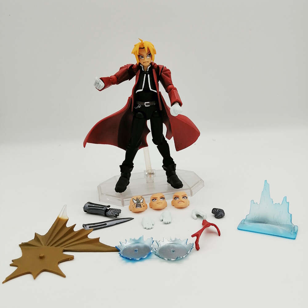 Mascot Costumes Edward Elric Figure Revoltech Yamahi Fullmetal Alchemist Action Figures Alphones Eliic 116 117 Anime Doll Brothers Model Toys