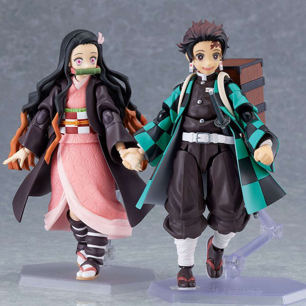 Mascot Costumes Figma Demon Slayer 508-dx Kimetsu No Yaiba Nezuko Kamado Kamado Tanjiro 498-dx Action Figure 1194 Model Toys Joint Movable Doll