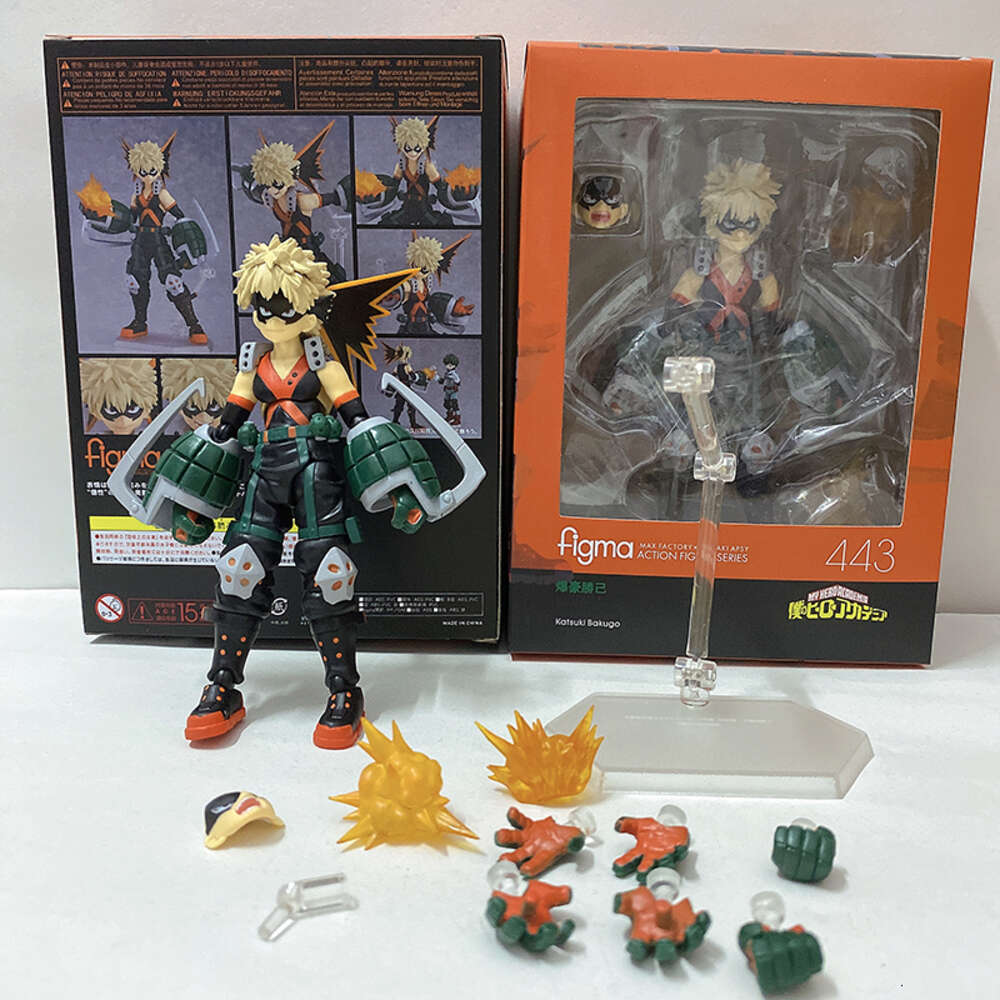 Mascot Costumes Figma My Hero Academia Bakugou Katsuki Figure 443 323 Midoriya Izuku Action Figure Bakugou Katsuki Model Toys Joint Movable Doll