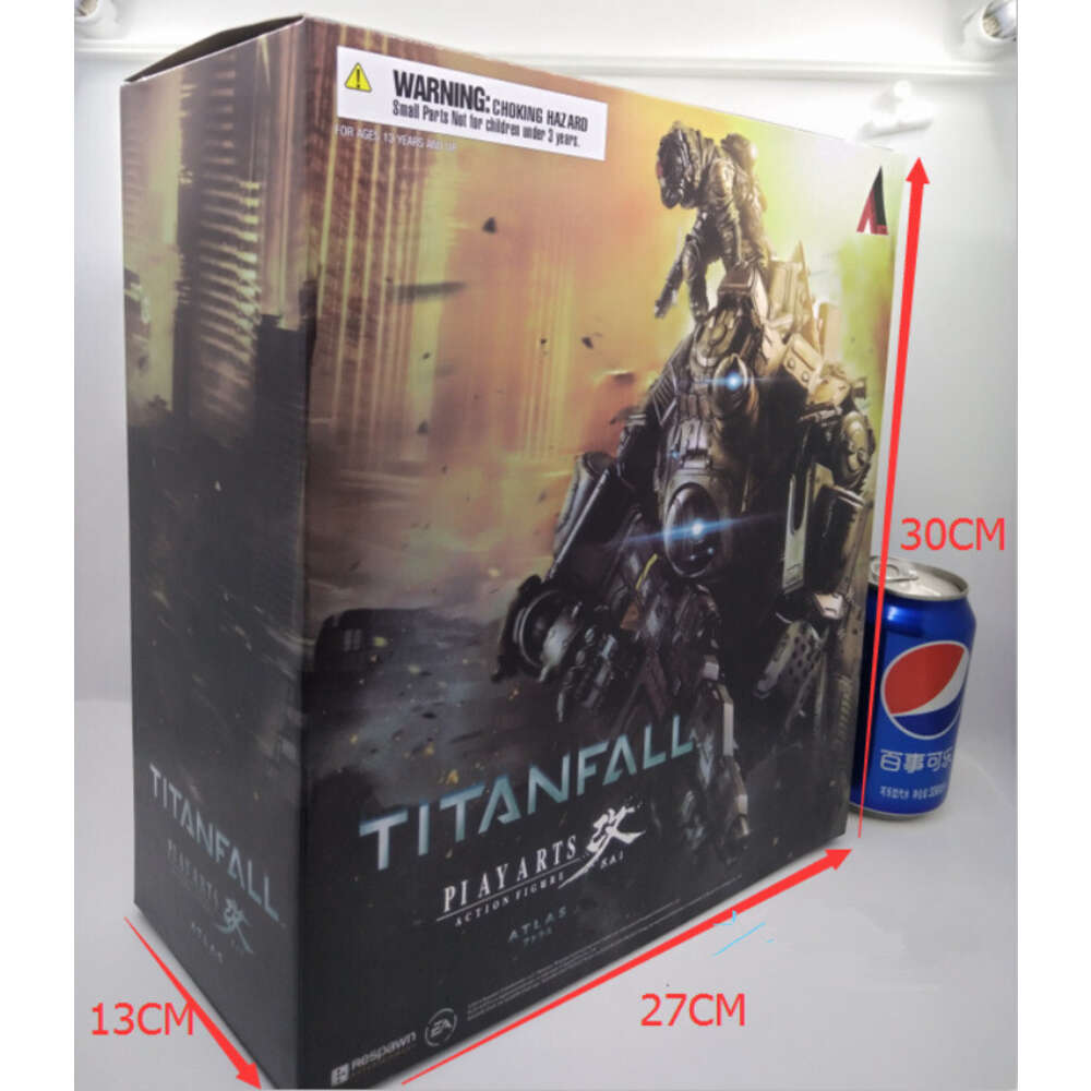 Mascot Costumes Play Arts Figure Titanfall Atlas Articulated Action Figure Model Toys 27cm Joint Movable Doll Creative Present for Friends