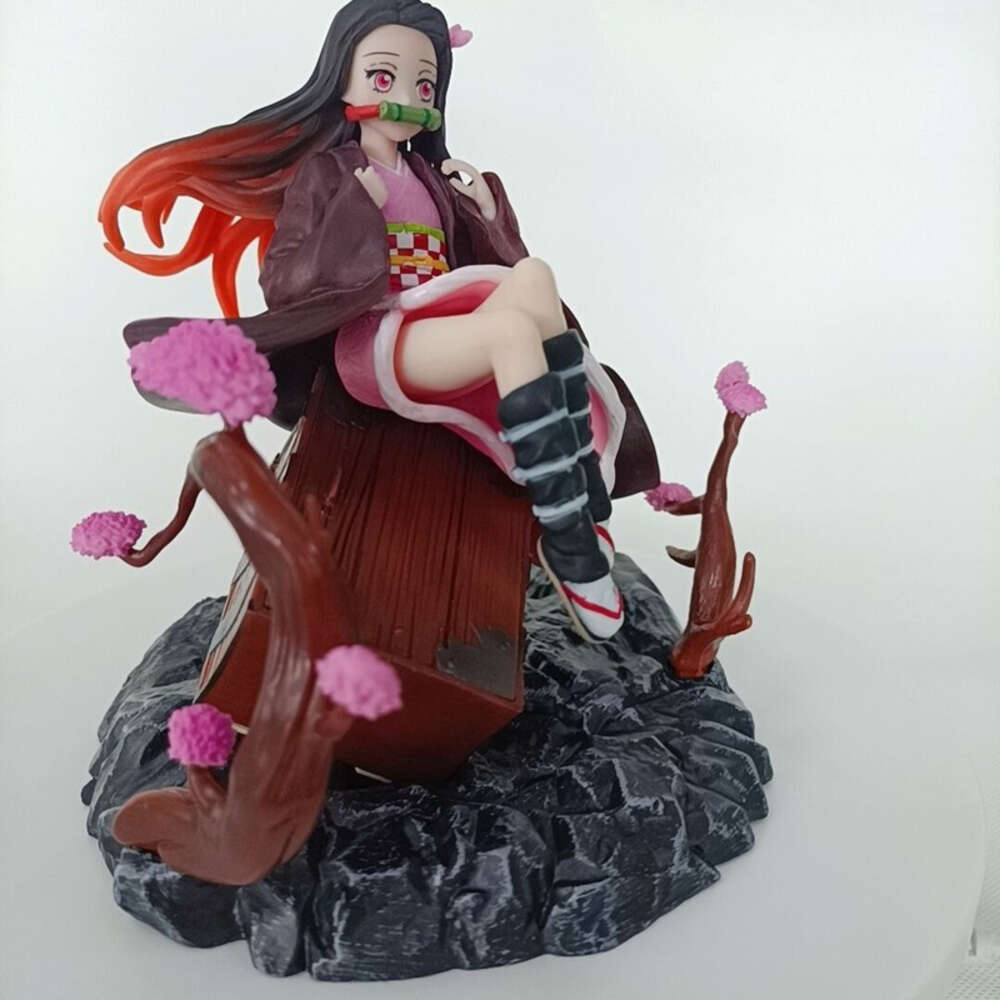 Mascot Costumes Demon Slayer Figures Kimetsu No Yaiba Statue Kamado Anime Kamado Nezuko Action Figure Model Toys Bookshelf Ornament
