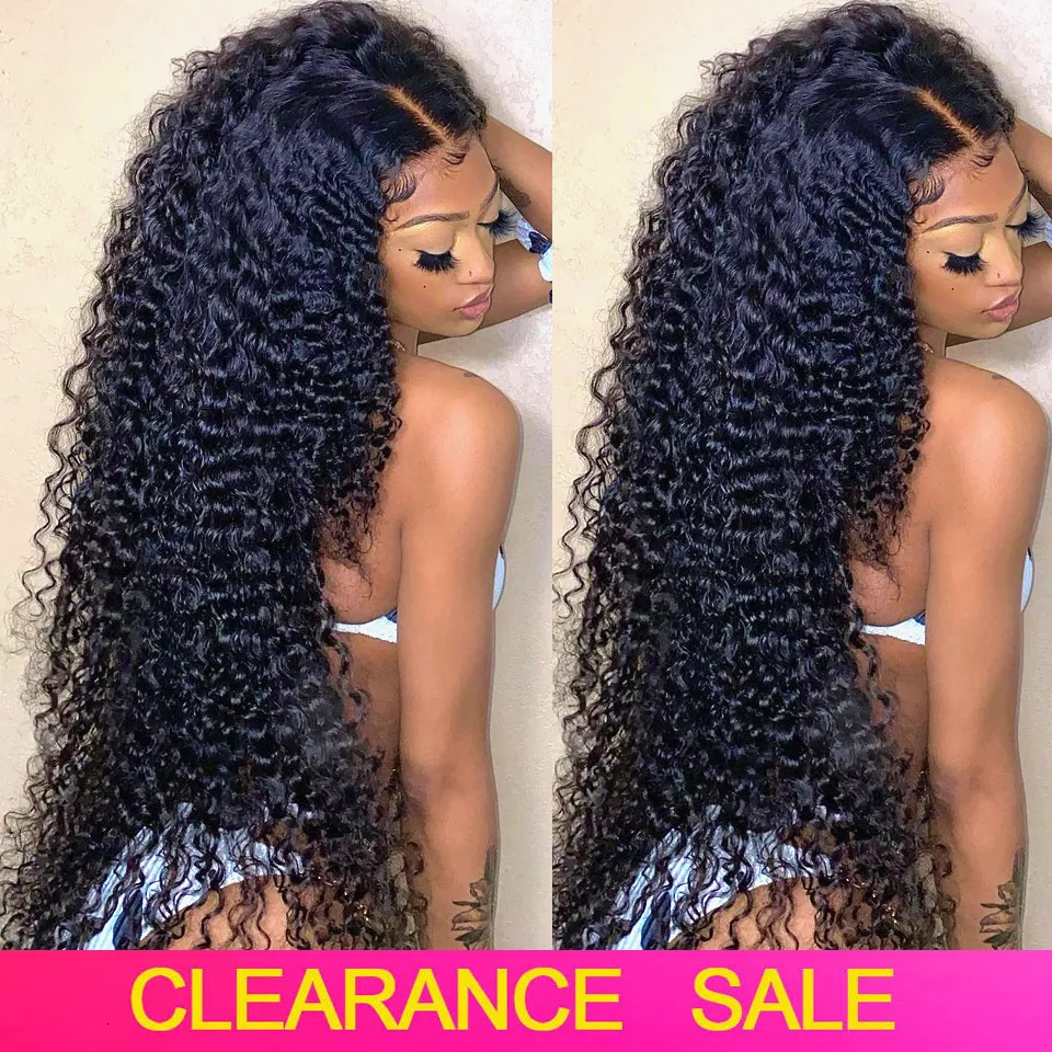 Lace Wigs Deep Wave Frontal Wig 13x4 13x6 Hd Transparent Lace Frontal Wig Pre Plucked Remy 28 30 Inch Curly Lace Front Human Hair Wigs 231012