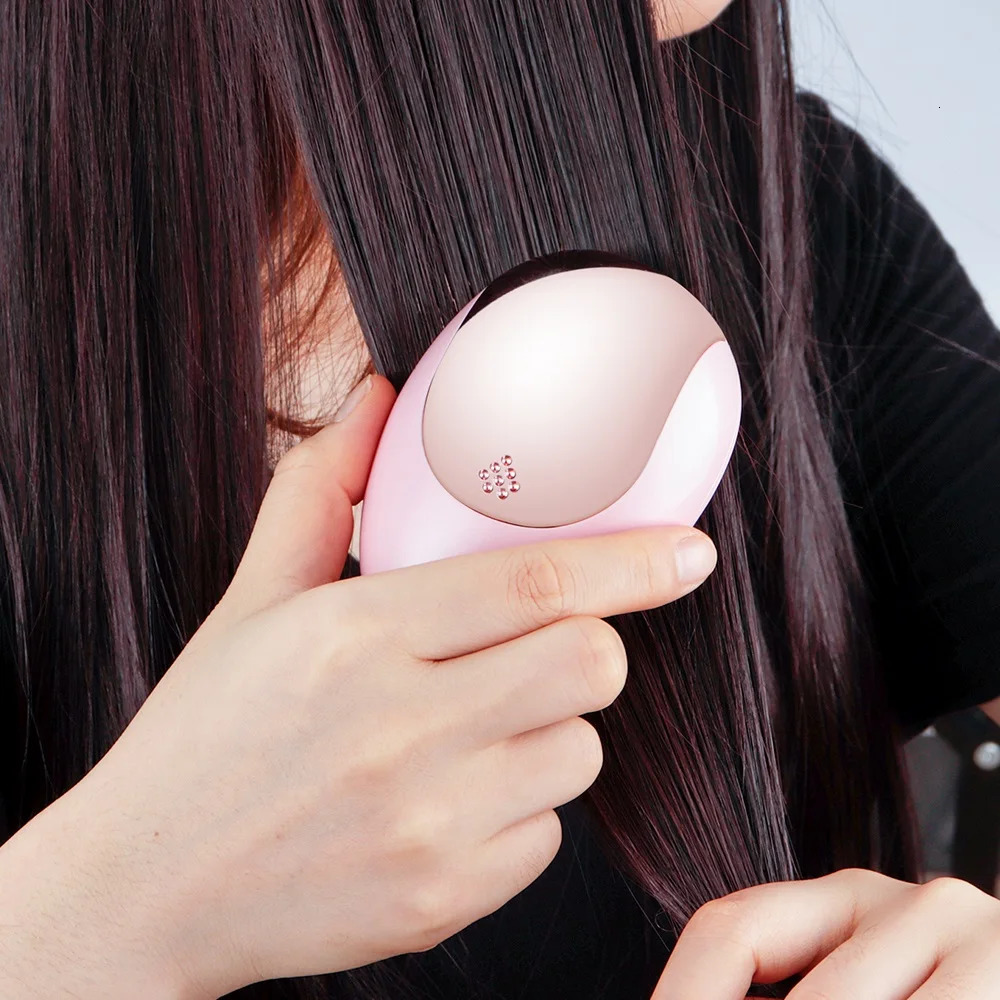Hair Brushes Electric Ionic Hair Massage Comb Hair Scalp Massager Negative Ion Anti Hair Loss Comb Relieve Headaches Reduce Hair Frizz Brush 231012