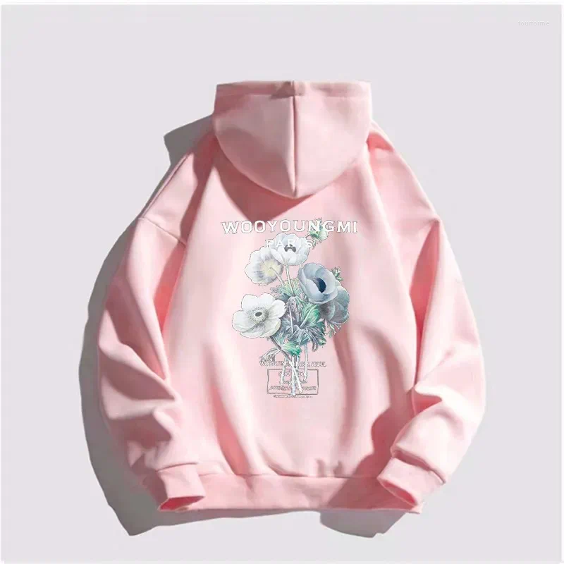 Men's Hoodies WOOYOUNGMI Letter Printed Fashion Brand Street Hoodie High Quality Vintage Plus Size Y2k Unisex Fitness Sweatshirt