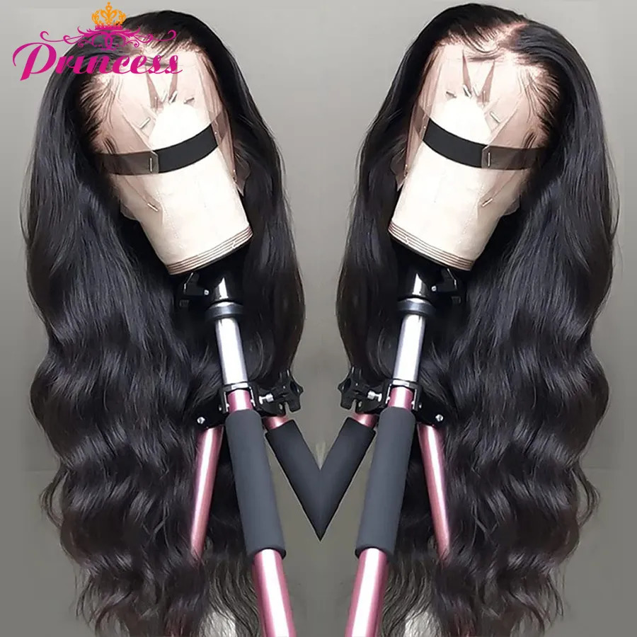 Lace Wigs Princess Hair 13x6 HD Transparent Lace Front Human Hair Wigs For Women 13x4 Brazilian Body Wave Lace Frontal Wig With Baby Hair 231012