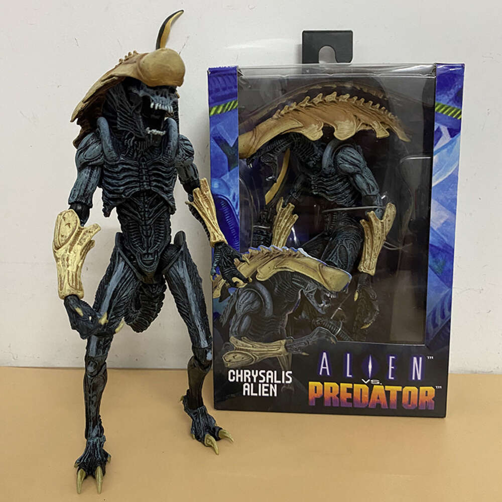 Mascot Costumes Neca Figure Alien Vs Predator Chrysalis Arachnoid Razor Claws Alien Warrior Alien Action Figure Model Toys Bookshelf Decor Gift