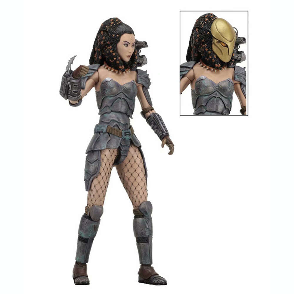Mascot Costumes Neca Figure Alien Vs Predator Masked Scar Elder Predator Hiko Nohi Life Death Hornhead Action Figure Model Toys Desk Decor
