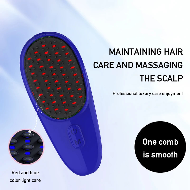 Hair Brushes Touch-tone Scalp Head Massage Device Household Rechargeable Comb Anti Hair Loss Head Scalp Massaging 231012