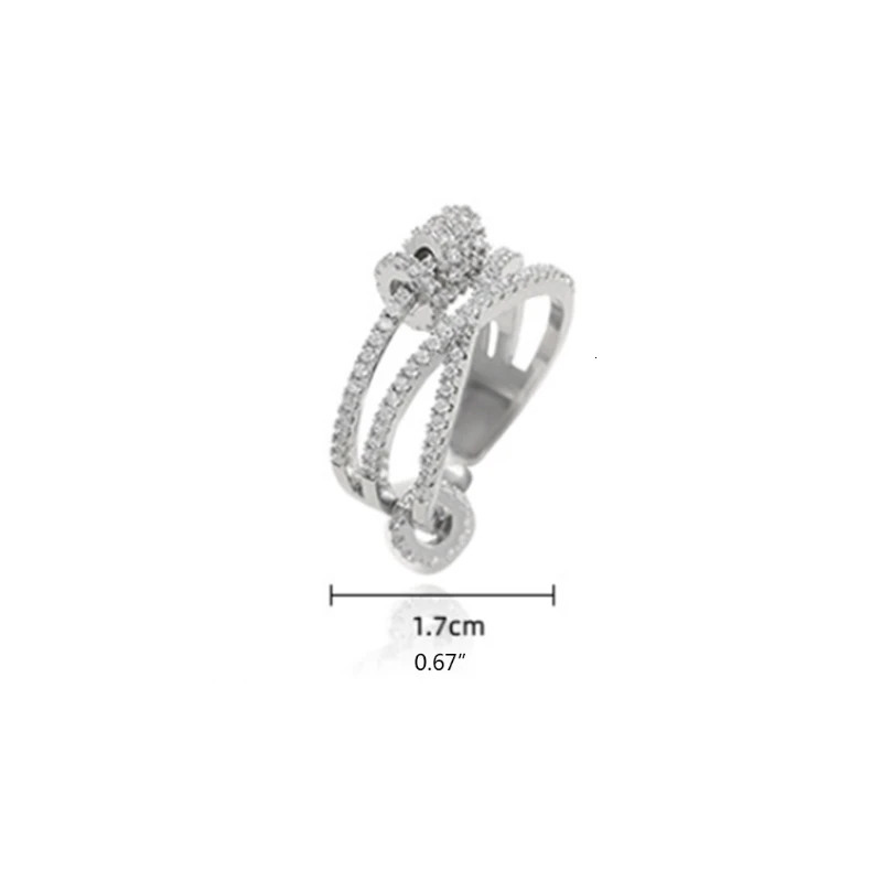 Solitaire Ring Peace Rings for Anxiety Stress Reliever Spinner Adjustable 231012