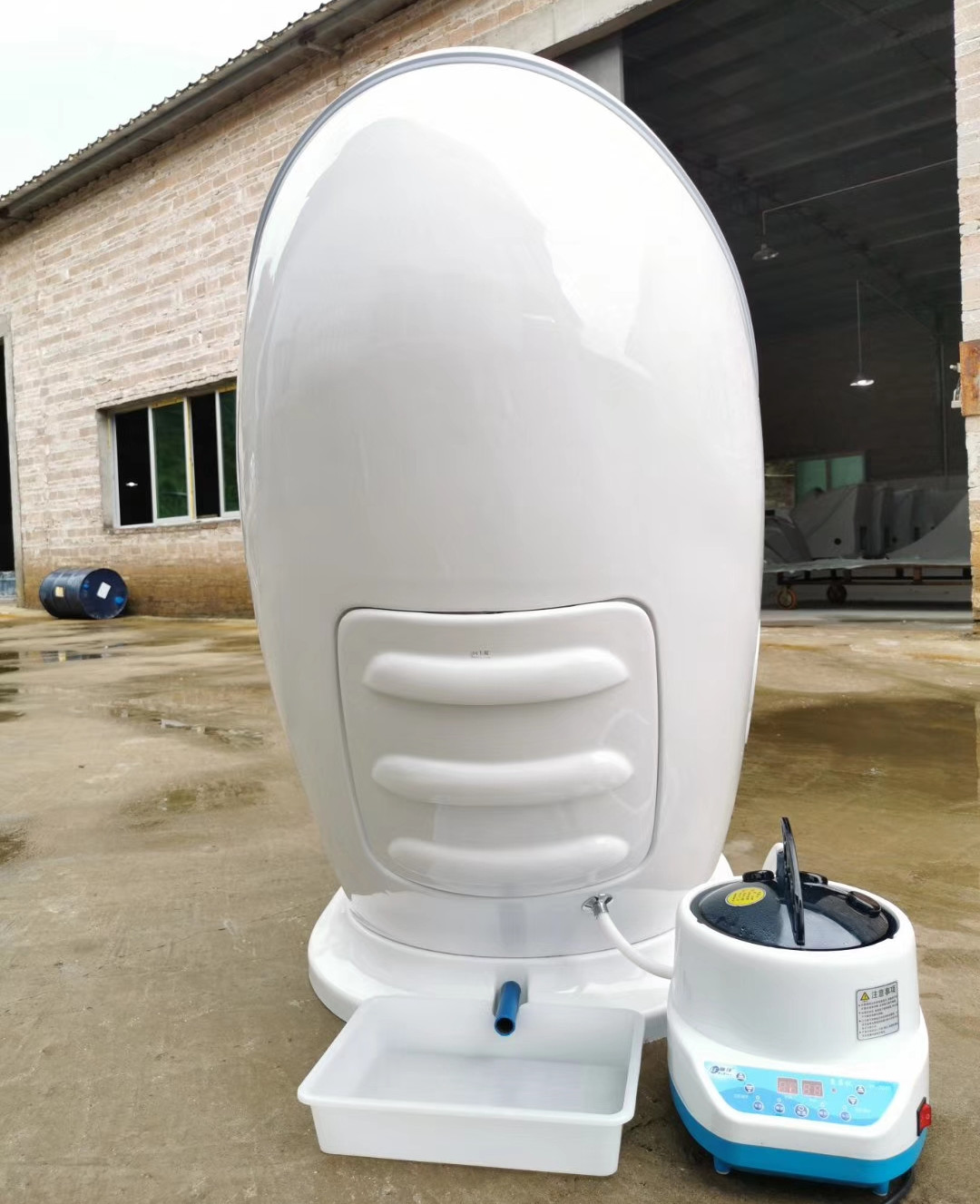 Far Infrared Sauna Capsule Slimming Beauty Equipment Ozone Capsule Massage Full Body steam bath Spa Relaxing Detox Fumigation Salon Spa Half Lying Dev