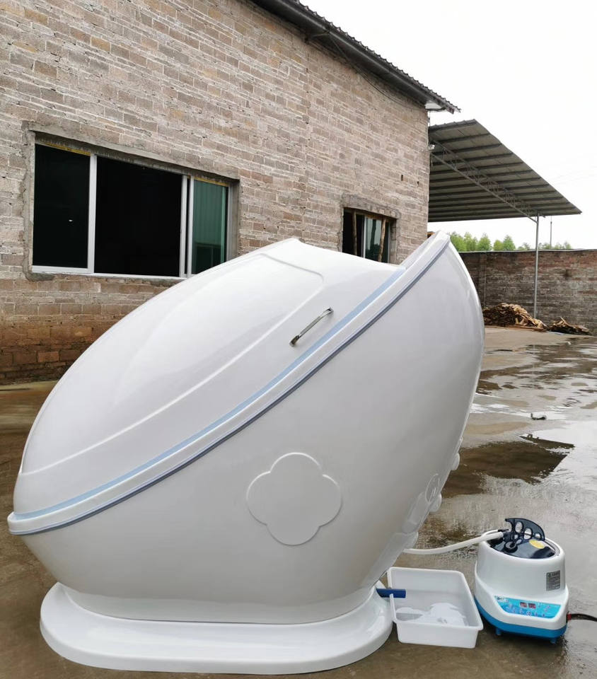 Far Infrared Sauna Capsule Slimming Beauty Equipment Ozone Capsule Massage Full Body steam bath Spa Relaxing Detox Fumigation Salon Spa Half Lying Dev