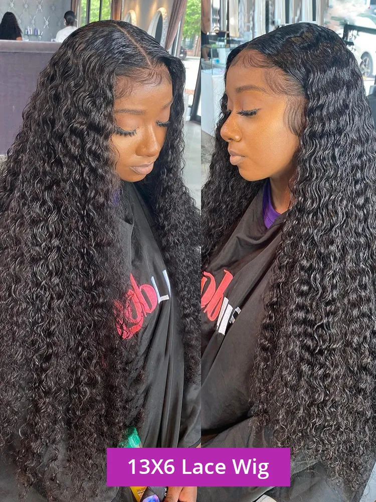 Lace Wigs 30 Inch Deep Wave Frontal Wig Transparent 13x4 13x6 HD Lace Front Human Hair Wigs Curly Human Hair Lace Frontal Wigs For Women 231012