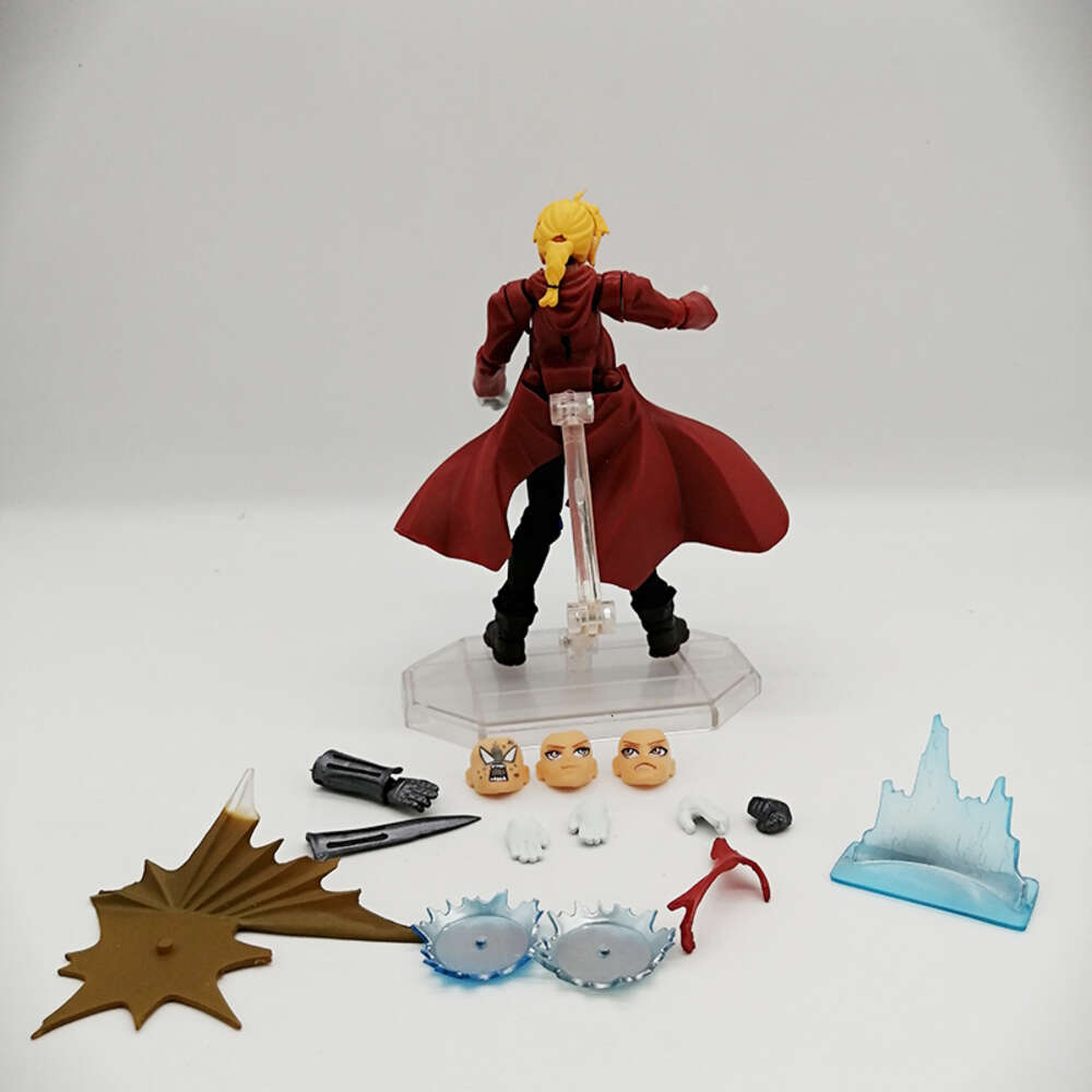 Mascot Costumes Edward Elric Figure Revoltech Yamahi Fullmetal Alchemist Action Figures Alphones Eliic 116 117 Anime Doll Brothers Model Toys