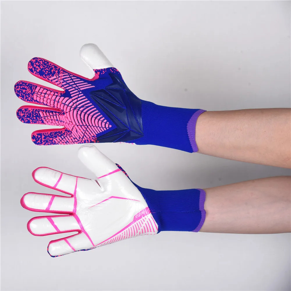 Sports Gloves Kids Adults Goalkeeper Gloves Goalie Gloves Thicken Latex Football Soccer Anti-slip Soccer Breathable Children Goalie Gloves 231011