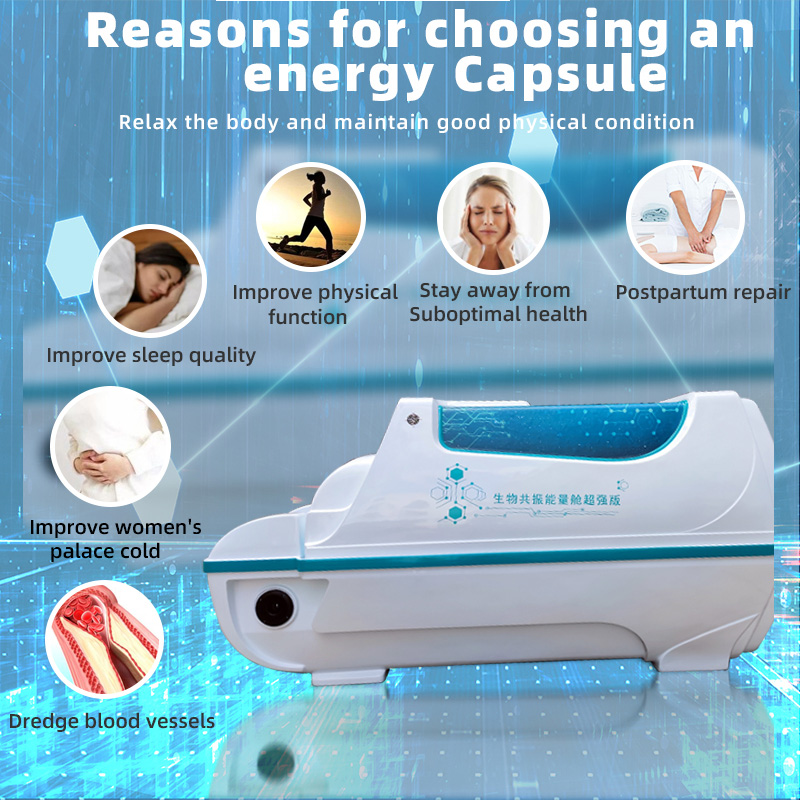 New Sensory Sauna Slimming Space Capsule Light Far Infrared Massage Spa Capsule