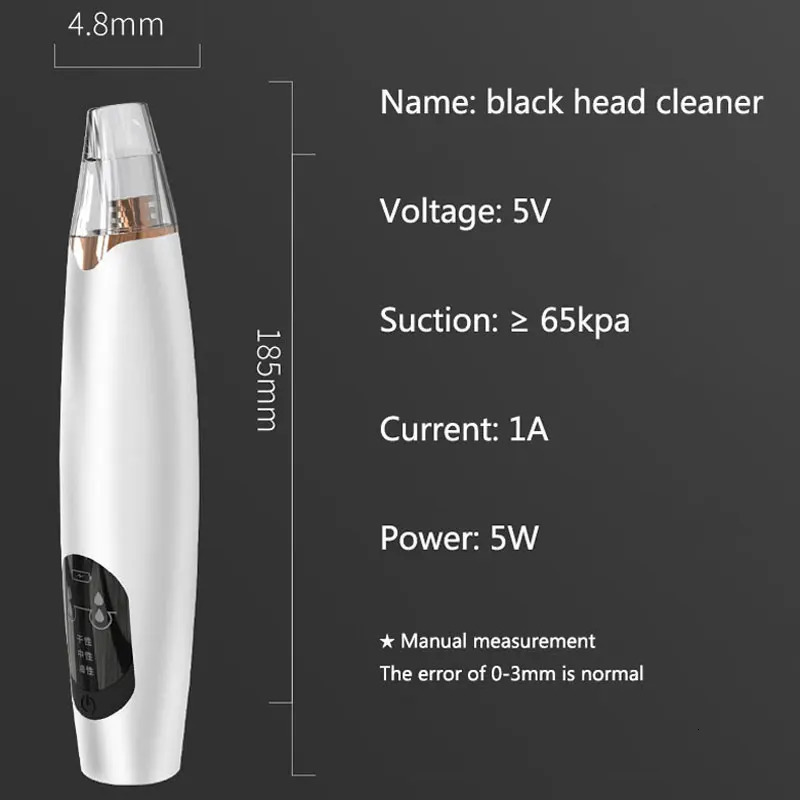 Cleaning Tools Accessories Blackhead Remover Vacuum Acne Pimple Black Spot Suction Electric Pore Cleaner Skincare Exfoliating Beauty Instrument 231011