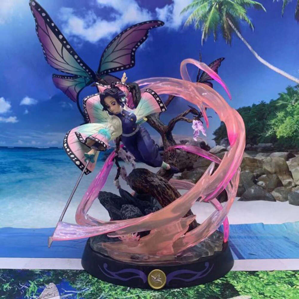 Mascot Costumes Gk Demon Slayer Figure Kanroji Mitsuri Kimetsu No Yaiba Kamado Nezuko Action Figure Statue Model Toys Bookshelf Ornament