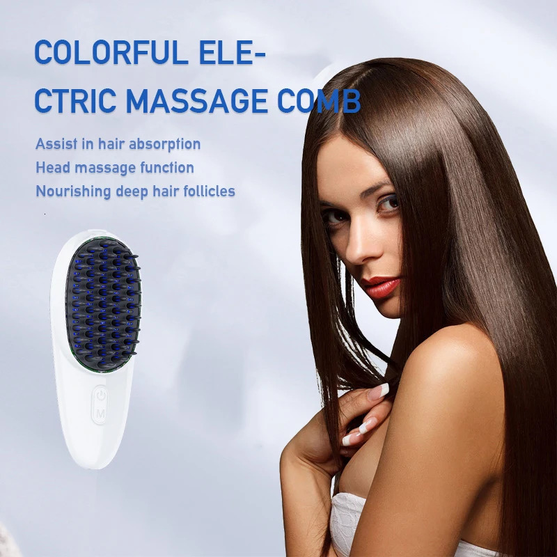 Hair Brushes Touch-tone Scalp Head Massage Device Household Rechargeable Comb Anti Hair Loss Head Scalp Massaging 231012