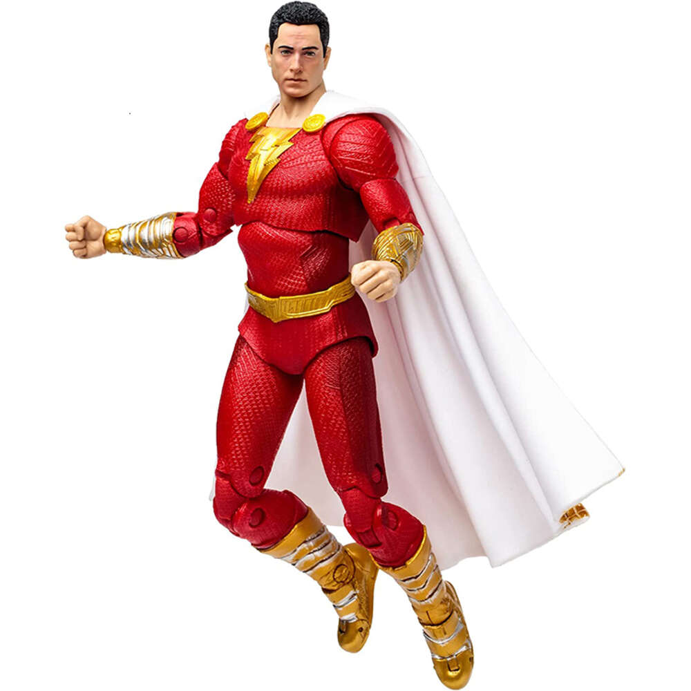 Mascot Costumes Shazam 2 Movie 7-inch Shazam Action Figure Model Toys Joint Movable Doll Creative Christmas Present for Friends