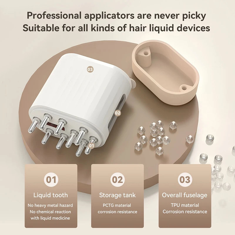 Brushes Oil Application Comb Smart Red Light Therapy Electric Head Scalp Massager Brush For Hair Growth Waterproof X250928