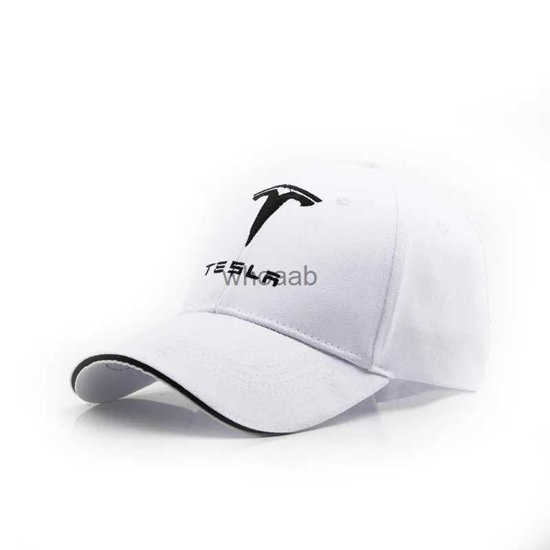 Ball Caps Fashion Letter Embroidered for Tesla Baseball Caps Men Women Snapback Hat Adjustable Sun Protection Outdoor Sport Fishing Golf YQ231012