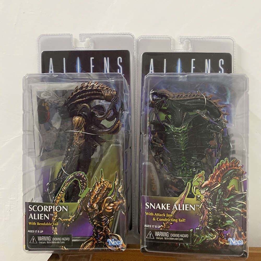 Mascot Costumes Neca Figure Scorpion Figure 13th Lineup Aliens Vs Predator Scorpion Snake Alien Sgt Apone Snake Action Figure Model Toys Gift