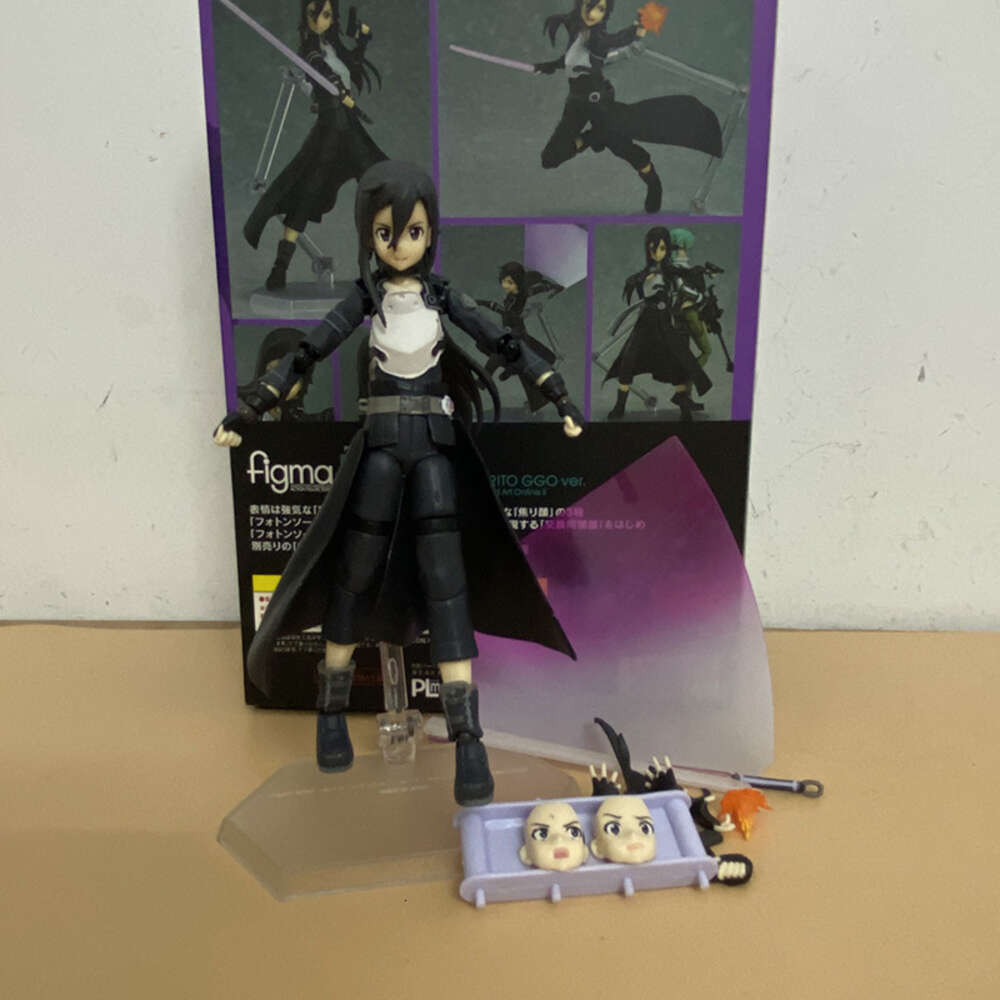 Mascot Costumes Figma Sword Art Online Figure Kirito Kazuto 174 Asuna 178 Sinon Asada Sao 241 Action Figure Model Toys Joint Movable Desk Decor