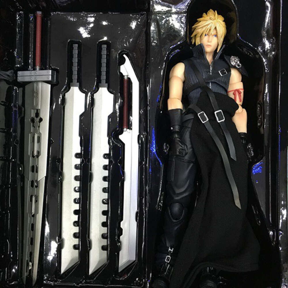 Mascot Costumes Play Arts Kai Cloud Final Fantasy Figure Cloud Strife Sephiroth Squall Leonhart Action Figures Model Toy 28cm Joint Movable Doll