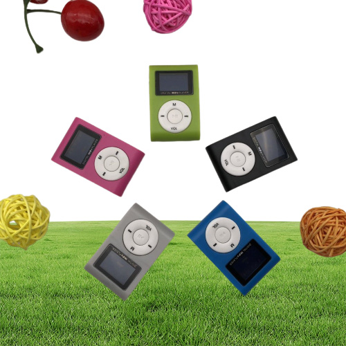 SUOZUN Portable MP3 Player Metal Clip Mini USB Digital Mp3 Music Player LCD Screen Support 32GB Micro SD TF Card Slot272B