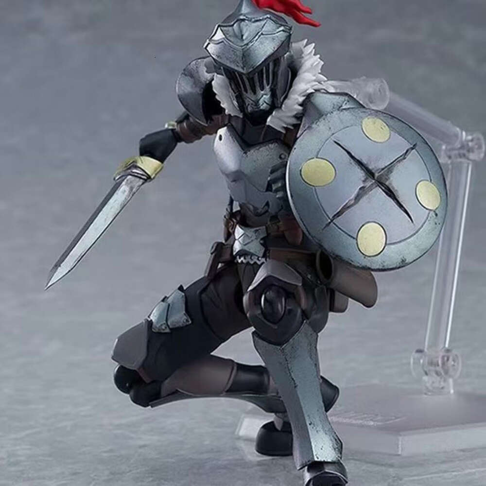Mascot Costumes Figma 424 Goblin Slayer Figure Hunter Articulated Action Figure Collection Model Toys 15cm Joint Movable Doll Bookshelf Ornament