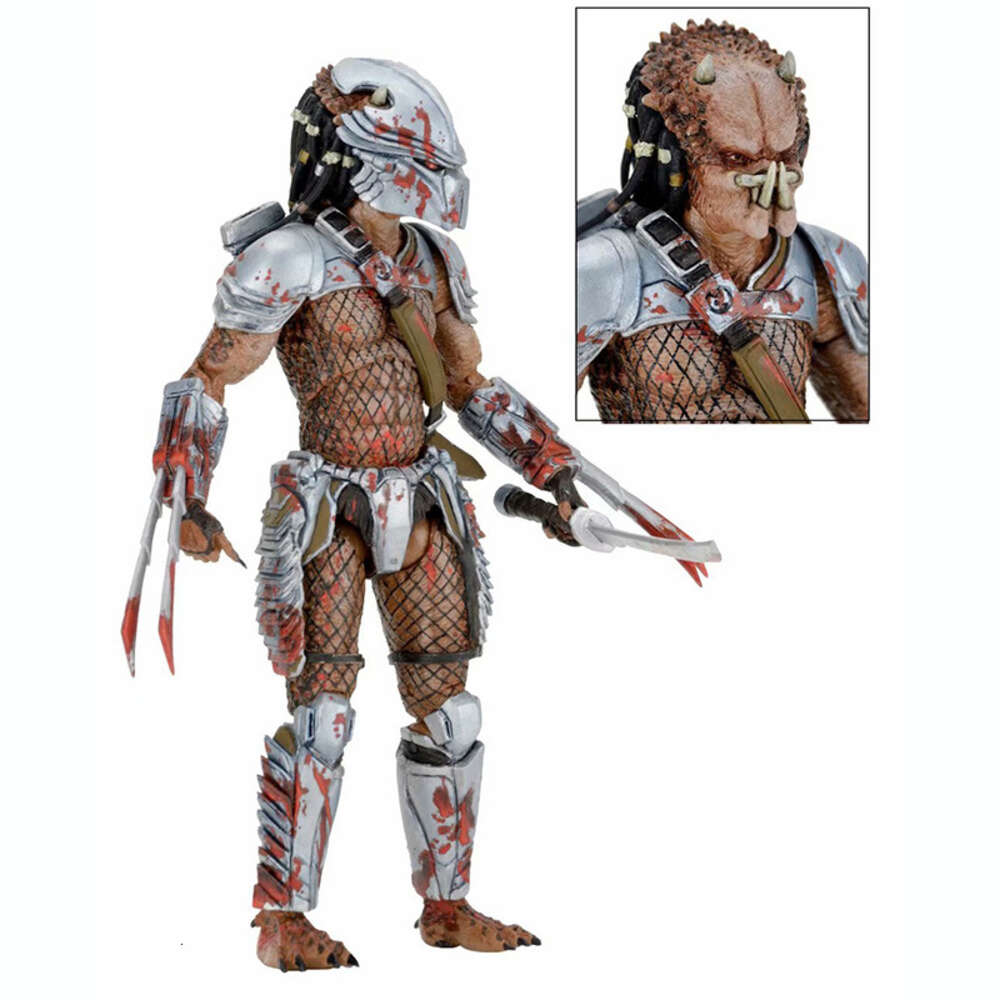 Mascot Costumes Neca Figure Alien Vs Predator Masked Scar Elder Predator Hiko Nohi Life Death Hornhead Action Figure Model Toys Desk Decor