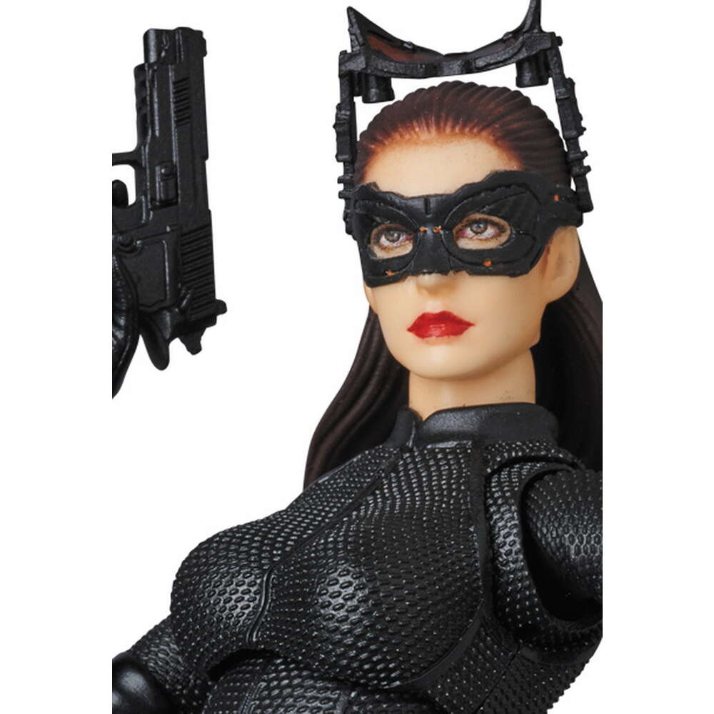 Mascot Costumes Mafex Figure No.009 Cat Woman Action Figure the Dark Knight Rises Selina Kyle Model Toys Joint Movable Doll Bookshelf Ornament