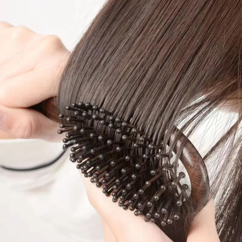 Hair Brushes Natural Sandalwood Comb Scalp Massage Relax Airbag Brush Head Blood Circulation Smooth Hair Anti Static Wooden Massager 231012