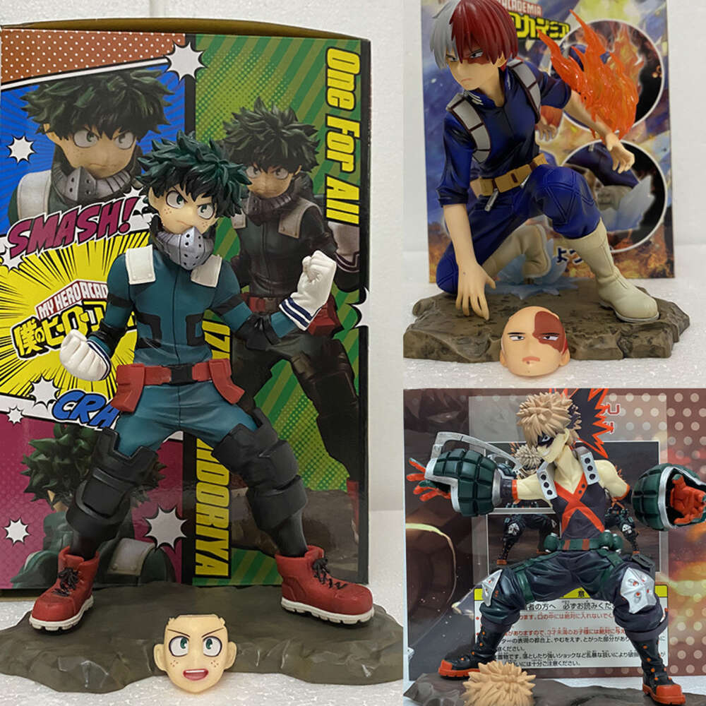 Mascot Costumes Artfx J Statue My Hero Academia Izuku Midoriya Bakugou Katsuki Shoto Todoroki Action Figure Model Toys Bookshelf Decoration Doll