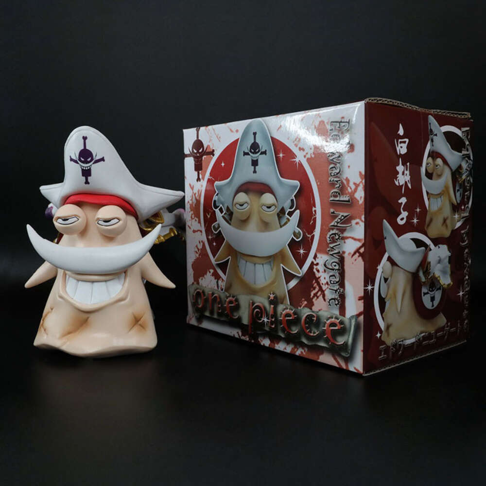 Mascot Costumes Anime One Piece Figure Jinbe Den Den Mushi Action Figure Whitebeard Pirates Edward Newgate Model Toys Birthdaygiftforchildren