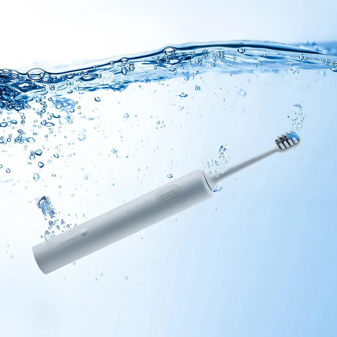 Toothbrush Dr.BEI Sonic Electric Toothbrush C1 IPX7 Level Waterproof Wireless Induction Charging 20 Days Standby with 2pcs Toothbrush Head 231012