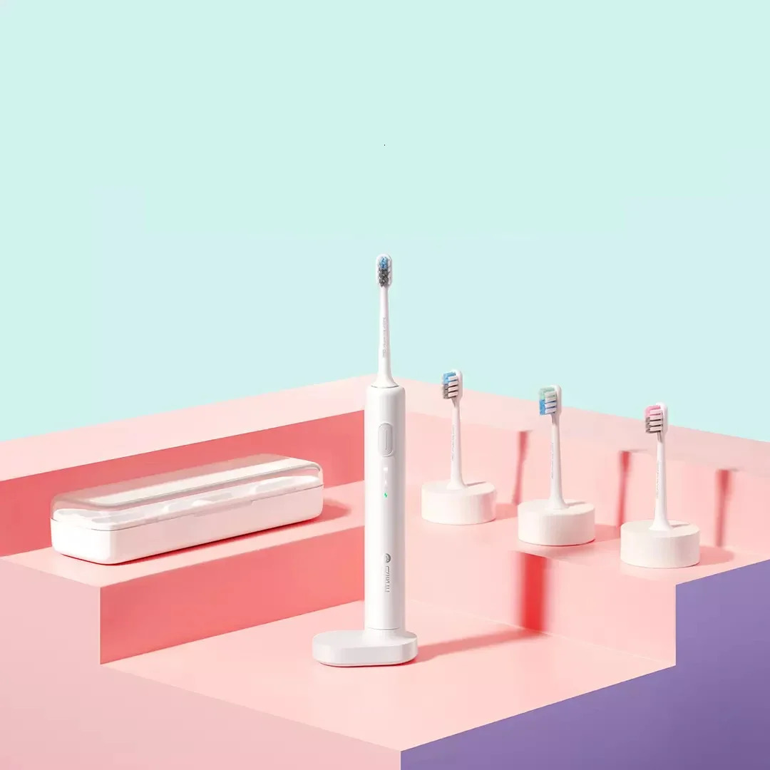 Toothbrush Dr.BEI Sonic Electric Toothbrush C1 IPX7 Level Waterproof Wireless Induction Charging 20 Days Standby with 2pcs Toothbrush Head 231012