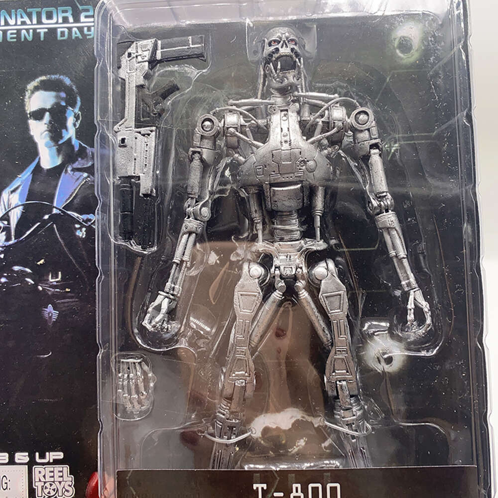 Mascot Costumes Neca Figure the Terminator Figure T-800 T-1000 Endoskeleton Pvc Action Figure Model Toys 18cm Bookshelf Ornament Gift for Kids