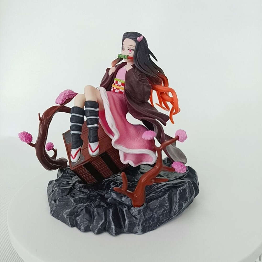 Mascot Costumes Demon Slayer Figures Kimetsu No Yaiba Statue Kamado Anime Kamado Nezuko Action Figure Model Toys Bookshelf Ornament