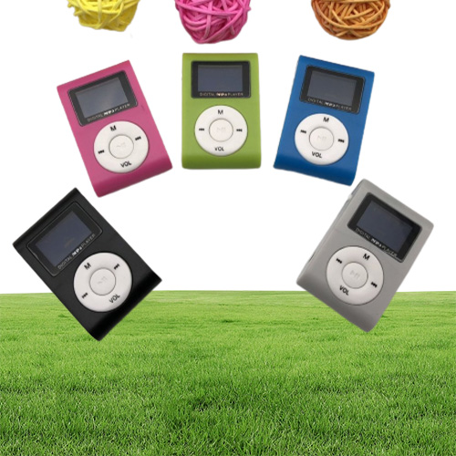 SUOZUN Portable MP3 Player Metal Clip Mini USB Digital Mp3 Music Player LCD Screen Support 32GB Micro SD TF Card Slot272B