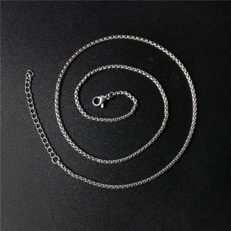 Chokers Stainless Steel Necklaces Long Feathers Hip Hop Pendant Chain Choker Charm Fashion Necklace for Men Jewelry Party Friends Gift 231012