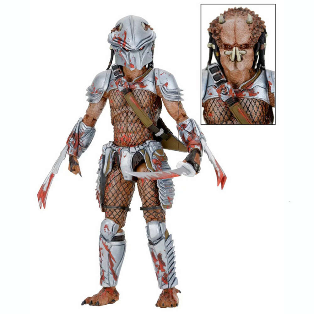 Mascot Costumes Neca Figure Alien Vs Predator Masked Scar Elder Predator Hiko Nohi Life Death Hornhead Action Figure Model Toys Desk Decor