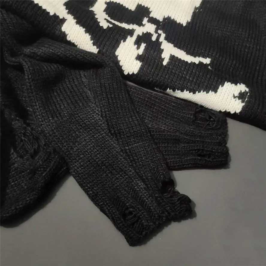 Men's Sweaters Thick Heavy Mastermind World Sweater Men Women 1 1 High Quality Skull Digital Print Mastermind Japan Pullover MMJ Sweater YQ231012