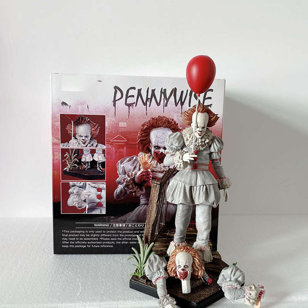 Mascot Costumes Neca Figure Pennywise Mask Dancing Clown Stephen King's Action Figure Model Toys Joint Movable Doll Horror Doll for Children